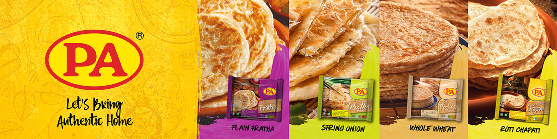 P A Plain Pratha 400g